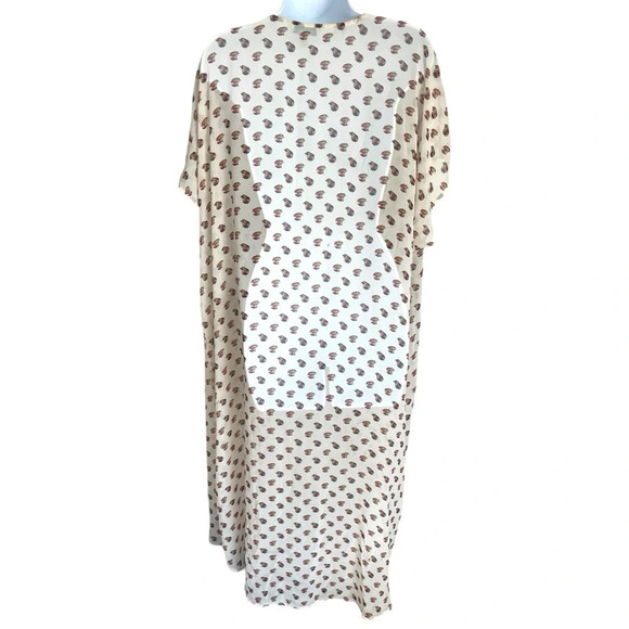 Boutique Kimono Duster | Lightweight Open Front Cardigan OX 1X Floral Print - Picture 10 of 11